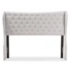 Cadence Modern And Contemporary Fabric Button Tufted Winged Headboard Gray - Baxton Studio 1 Cadence Modern And Contemporary Fabric Button Tufted Winged Headboard Gray - Baxton Studio -Bedroom Home Store GUEST 683c936f 0a11 4459 bc0c 448362c1208b