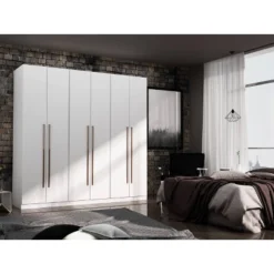 Gramercy Wardrobe Armoire Closet - Manhattan Comfort