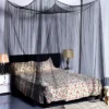 4 Corner Post Bed Canopy Mosquito Net Full Queen King Size Netting Bedding Black 2 4 Corner Post Bed Canopy Mosquito Net Full Queen King Size Netting Bedding Black -Bedroom Home Store GUEST 69dffa26 8819 4663 b6f8 260353038d5d