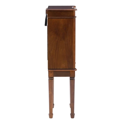 Kasey Jewelry Armoire Walnut - Powell Company 5 Kasey Jewelry Armoire Walnut - Powell Company - Image 4