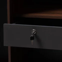 7 Shelf Wardrobe Rikke Two-Tone Wood Storage Cabinet Brown - Baxton Studio 15 7 Shelf Wardrobe Rikke Two-Tone Wood Storage Cabinet Brown - Baxton Studio -Bedroom Home Store GUEST 6b114e75 e0d7 423d a385 41ecc66d6803