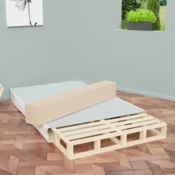 Continental Sleep, 4.5-Inch Low Profile Mattress Foundation, Strong Wood Structure, Easy Simple Assembly Box Spring. -Bedroom Home Store GUEST 6b8de56e 00c0 45a6 9c52 40008a4803f2