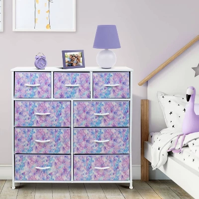 Sorbus Drawer Dresser For Bedroom Home Purple 3 Sorbus Drawer Dresser For Bedroom Home Purple
