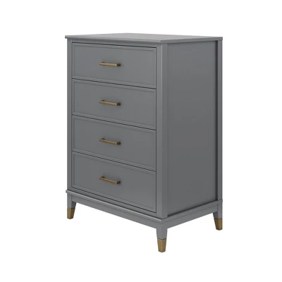 Westerleigh 4 Drawer Dresser Gray - CosmoLiving By Cosmopolitan 5 Westerleigh 4 Drawer Dresser Gray - CosmoLiving By Cosmopolitan - Image 3