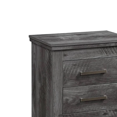 21" Vidalia Nightstand Rustic Gray Oak - Acme Furniture 4 21" Vidalia Nightstand Rustic Gray Oak - Acme Furniture - Image 2