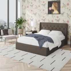 Queen Her Majesty Bed With Storage - Novogratz