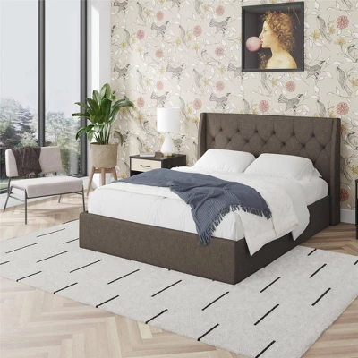 Queen Her Majesty Bed With Storage - Novogratz 3 Queen Her Majesty Bed With Storage - Novogratz