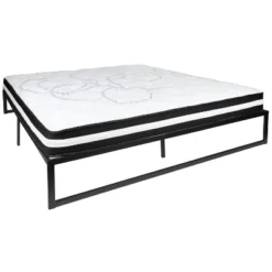 Emma And Oliver 14" Platform Bed Frame & 10" Mattress In A Box - No Box Spring Required 29 Emma And Oliver 14" Platform Bed Frame & 10" Mattress In A Box - No Box Spring Required -Bedroom Home Store GUEST 70963b21 ca1d 455c a81a fc3fd81f5354