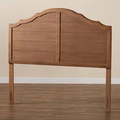Full Clive Vintage Traditional Farmhouse Wood Headboard Walnut - Baxton Studio 5 Full Clive Vintage Traditional Farmhouse Wood Headboard Walnut - Baxton Studio - Image 3