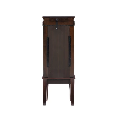 Verona Italian Influenced Jewelry Armoire Espresso - Powell Company 9 Verona Italian Influenced Jewelry Armoire Espresso - Powell Company - Image 7