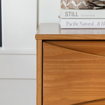 Mid-Century Modern Contoured 6 Drawer Dresser - Saracina Home 18 Mid-Century Modern Contoured 6 Drawer Dresser - Saracina Home - Image 17