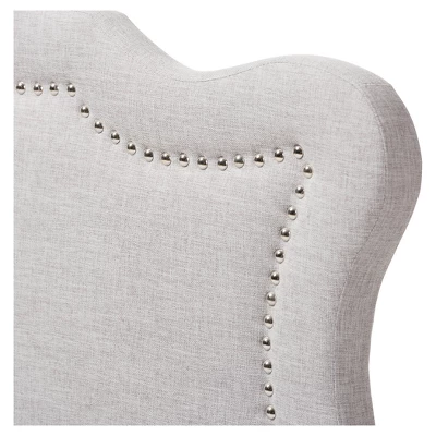 Queen Avery Modern And Contemporary Fabric Headboard Gray - Baxton Studio 4 Queen Avery Modern And Contemporary Fabric Headboard Gray - Baxton Studio - Image 2