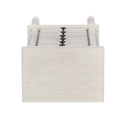 Obrecht Jewelry Armoire Off White - Powell Company 7 Obrecht Jewelry Armoire Off White - Powell Company - Image 5