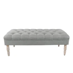 Classic Tufted Medium Bench - HomePop 22 Classic Tufted Medium Bench - HomePop -Bedroom Home Store GUEST 753ada81 8622 40af a966 696d48083ef1