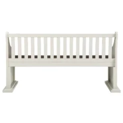18" Joanna Bench With Back Dark Brown/Ivory - Steve Silver Co. 9 18" Joanna Bench With Back Dark Brown/Ivory - Steve Silver Co. -Bedroom Home Store GUEST 7568961f 4cbf 42dc af79 48c037622016