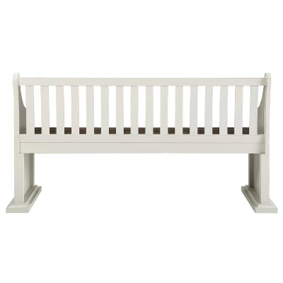 18" Joanna Bench With Back Dark Brown/Ivory - Steve Silver Co. 6 18" Joanna Bench With Back Dark Brown/Ivory - Steve Silver Co. - Image 4