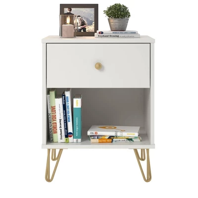 Finley Nightstand White - Novogratz 6 Finley Nightstand White - Novogratz - Image 4