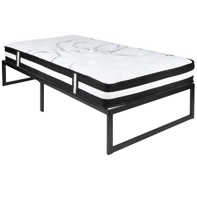 Emma And Oliver 14" Platform Bed Frame & 12" Mattress In A Box - No Box Spring Required 14 Emma And Oliver 14" Platform Bed Frame & 12" Mattress In A Box - No Box Spring Required - Image 12