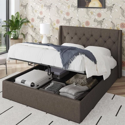 Queen Her Majesty Bed With Storage - Novogratz 5 Queen Her Majesty Bed With Storage - Novogratz - Image 3