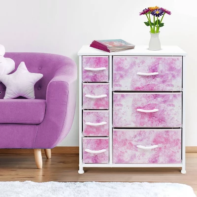 Sorbus Drawer Dresser For Teen Kid's Bedroom And More Pink 4 Sorbus Drawer Dresser For Teen Kid's Bedroom And More Pink - Image 2