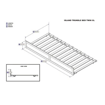 Twin XL Trundle Bed Espresso - AFI 7 Twin XL Trundle Bed Espresso - AFI - Image 5