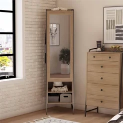 Bushwick Wardrobe Natural - Novogratz