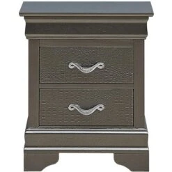 Passion Furniture Lorana 2-Drawer Nightstand (24 In. H X 16 In. W X 21 In. D) 17 Passion Furniture Lorana 2-Drawer Nightstand (24 In. H X 16 In. W X 21 In. D) -Bedroom Home Store GUEST 7a92e791 5616 4949 9b8b 1c19922baac9