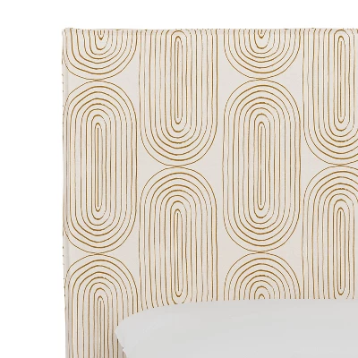 French Seam Slipcover Headboard Oblong Mustard - Cloth & Company 5 French Seam Slipcover Headboard Oblong Mustard - Cloth & Company - Image 3