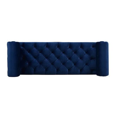 Jennifer Taylor Home Lewis Bolster Arm Entryway Bench 5 Jennifer Taylor Home Lewis Bolster Arm Entryway Bench - Image 3
