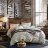 Queen Renu Headboard Light Brown/Gun Metal 1 Queen Renu Headboard Light Brown/Gun Metal -Bedroom Home Store GUEST 7e6ad646 6cdc 4397 9a0b 775de3415fe6