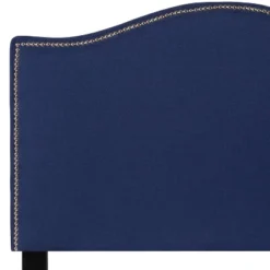 Emma And Oliver Upholstered Twin Size Headboard With Nailtrim In Navy Fabric 13 Emma And Oliver Upholstered Twin Size Headboard With Nailtrim In Navy Fabric -Bedroom Home Store GUEST 7ed1957d 9031 45bd be5b 2c271478dc01