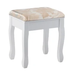 Tangkula Rotatable Mirror Vanity Set Makeup Dressing Table And Stool W/ 5 Drawers 16 Tangkula Rotatable Mirror Vanity Set Makeup Dressing Table And Stool W/ 5 Drawers -Bedroom Home Store GUEST 7f4be74d 3c8b 4bce a53c 4c5dea45242a