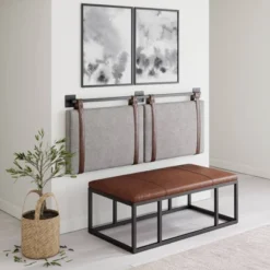 King Upholstered Wall Mount Floating Headboard Feather Gray - Nathan James 12 King Upholstered Wall Mount Floating Headboard Feather Gray - Nathan James -Bedroom Home Store GUEST 7ff0313a b023 46e4 bb13 9eec7658d17a