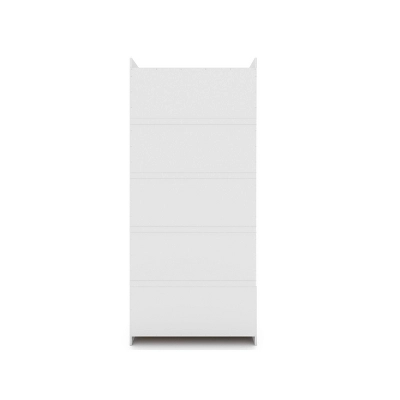 Set Of 2 Mulberry 2.0 Wardrobe Closet White - Manhattan Comfort 11 Set Of 2 Mulberry 2.0 Wardrobe Closet White - Manhattan Comfort - Image 9