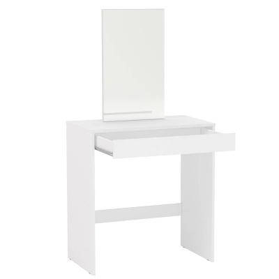 Kansas Vanity With Mirror White - Polifurniture 3 Kansas Vanity With Mirror White - Polifurniture