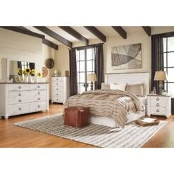 Full/Queen Willowton Panel Headboard Whitewash - Signature Design By Ashley 24 Full/Queen Willowton Panel Headboard Whitewash - Signature Design By Ashley -Bedroom Home Store GUEST 81ccbeba aa5b 484f bd35 4f68cf81b8ce