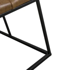 58" Draper Large Bench With Button Tufting Faux Leather Light Brown - HomePop 20 58" Draper Large Bench With Button Tufting Faux Leather Light Brown - HomePop -Bedroom Home Store GUEST 83347b9d 2c99 4a6a b001 a9abd505c8b8