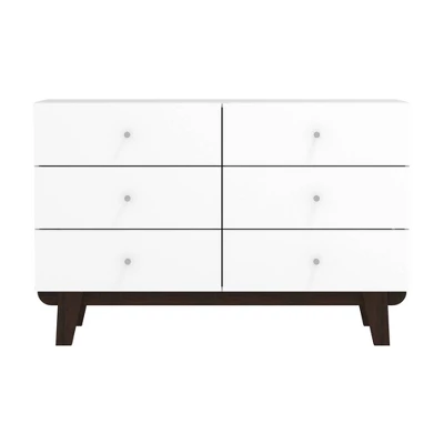 Kincaid Wood 6 Drawer Dresser Matte White - Hillsdale Furniture 4 Kincaid Wood 6 Drawer Dresser Matte White - Hillsdale Furniture - Image 2