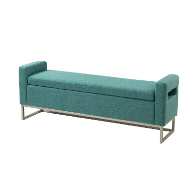 Jorge 59.1" Wide Storage Bench | ARTFUL LIVING DESIGN 4 Jorge 59.1" Wide Storage Bench | ARTFUL LIVING DESIGN - Image 2