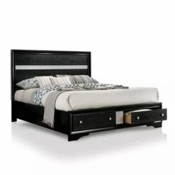 2pc Queen Whether By Bed With Nightstand Black - MiBasics 12 2pc Queen Whether By Bed With Nightstand Black - MiBasics -Bedroom Home Store GUEST 862430b6 4ea4 4877 97f1 6c18193e921c