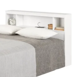 Full Fusion Bookcase Headboard Pure White - South Shore 13 Full Fusion Bookcase Headboard Pure White - South Shore -Bedroom Home Store GUEST 87a21ee3 6fe6 4119 8340 ffef0fc4a855