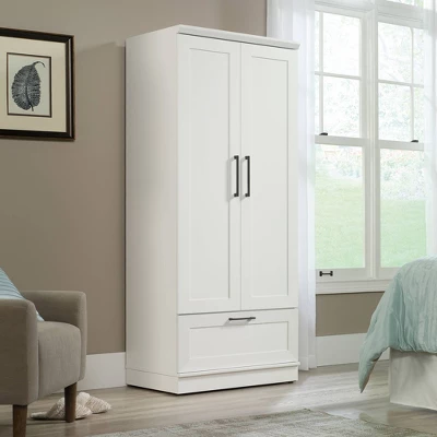 Homeplus Wardrobe Soft White - Sauder 3 Homeplus Wardrobe Soft White - Sauder