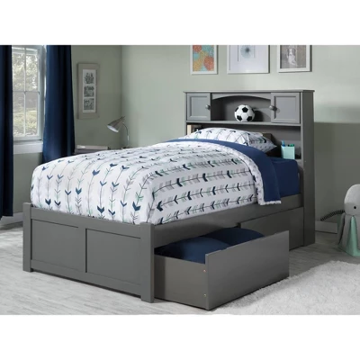 Newport Bed With 2 Urban Bed Drawers Flat Panel Footboard - AFI 4 Newport Bed With 2 Urban Bed Drawers Flat Panel Footboard - AFI - Image 2