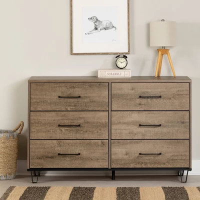 Arlen 6 Drawer Double Dresser - South Shore 6 Arlen 6 Drawer Double Dresser - South Shore - Image 4