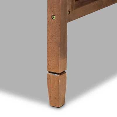 Twin Toveli Wood Daybed Ash Walnut - Baxton Studio 6 Twin Toveli Wood Daybed Ash Walnut - Baxton Studio - Image 4