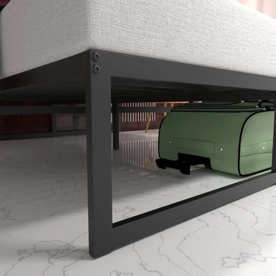 NapQueen Alpha Metal Platform Bed Frame 14" Height 9 NapQueen Alpha Metal Platform Bed Frame 14" Height - Image 7