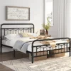 Yaheetech Metal Platform Bed Frame With Vintage Headboard And Footboard 1 Yaheetech Metal Platform Bed Frame With Vintage Headboard And Footboard -Bedroom Home Store GUEST 90356ff8 ac5a 4466 8efa 5c115c76b3cb