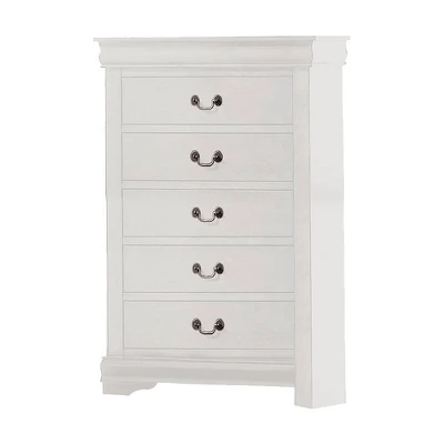 31" Louis Philippe Chest White - Acme Furniture 3 31" Louis Philippe Chest White - Acme Furniture
