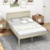 Costway Full/Queen/Twin Size Wooden Platform Bed Frame With Headboard Mattress Foundation Natural 1 Costway Full/Queen/Twin Size Wooden Platform Bed Frame With Headboard Mattress Foundation Natural -Bedroom Home Store GUEST 920653b9 ecc1 4f45 b004 3b3bc9e69127