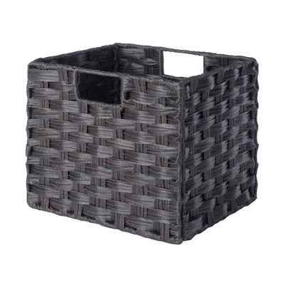 42" 7pc Leo Storage Shelf With Baskets Espresso/Chocolate - Winsome 9 42" 7pc Leo Storage Shelf With Baskets Espresso/Chocolate - Winsome - Image 7